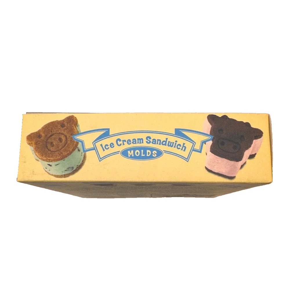 Williams Sonoma Ice Cream Sandwich Molds Set of 3 Cow Pig Star Cookie Dessert Ma